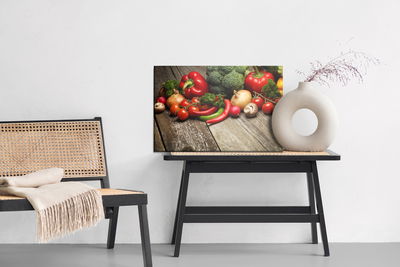 Ljuddämpande tavla - Vegetables for lunch