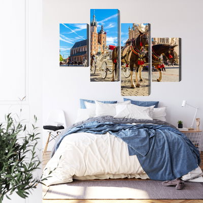 Ljuddämpande tavla - Horse carriages