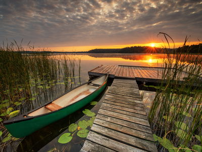 Ljuddämpande tavla - Summer sunrise