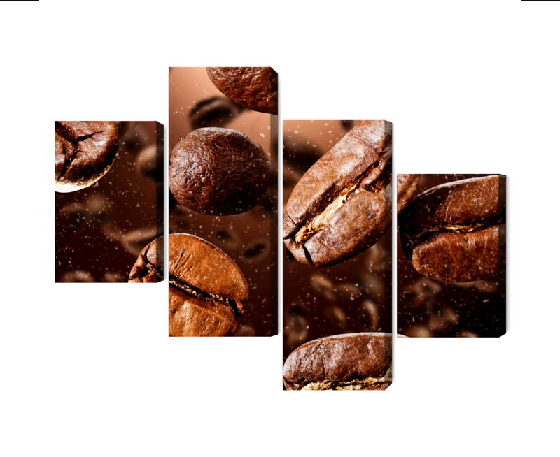 Ljuddämpande tavla - Brown coffee beans