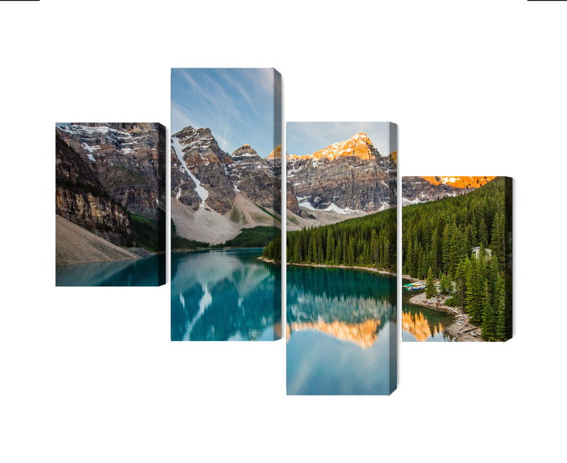 Ljuddämpande tavla - Canadian Moraine Lake 3d