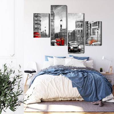 Ljuddämpande tavla - London street view