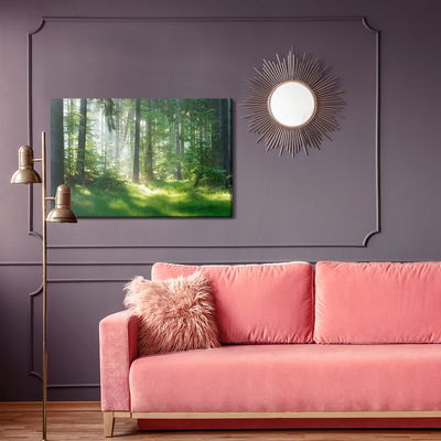 Ljuddämpande tavla - The sun peeks into the forest