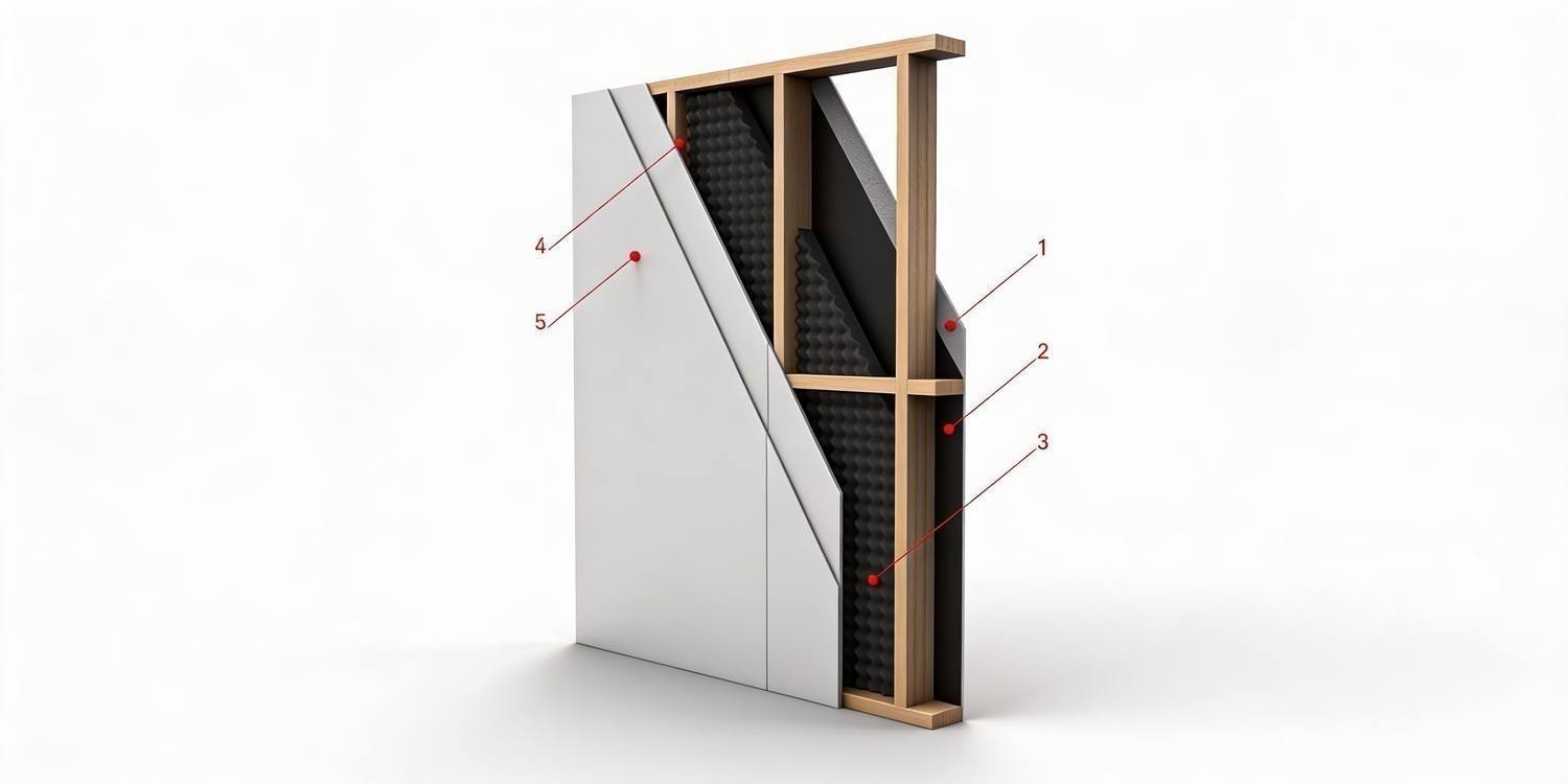 Ljudisolera en vägg i kontor