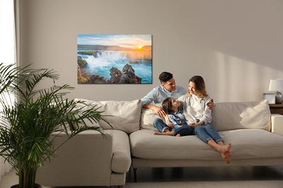 Ljuddämpande tavla - Godafoss waterfall in iceland