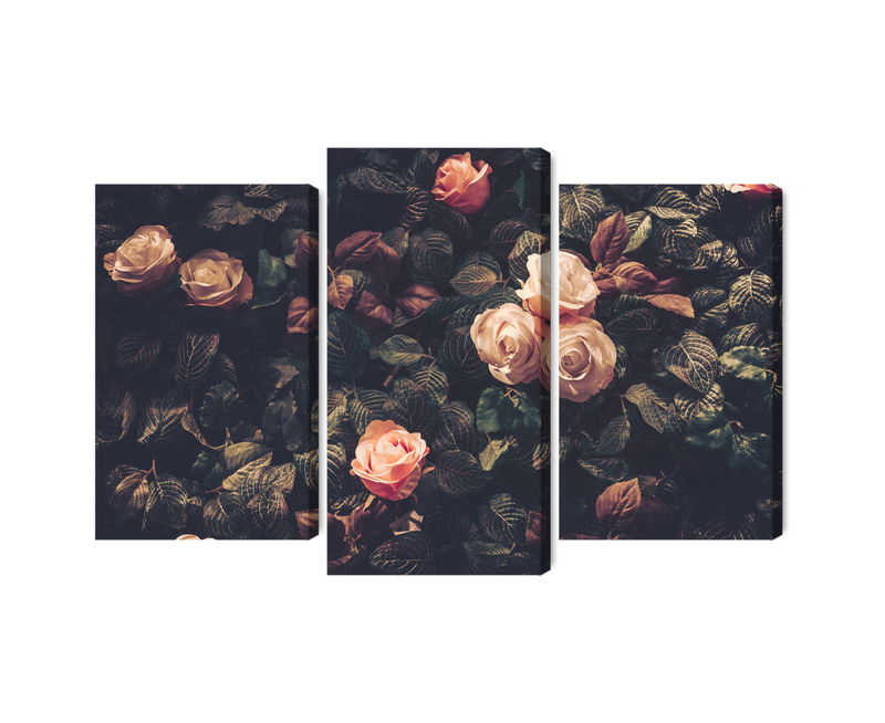 Ljuddämpande tavla - Pastel roses in vintage style