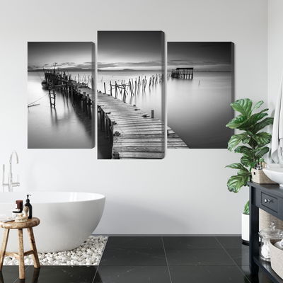 Ljuddämpande tavla - A dilapidated pier