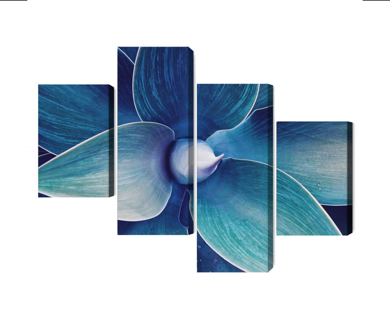 Ljuddämpande tavla - Top view of the plant