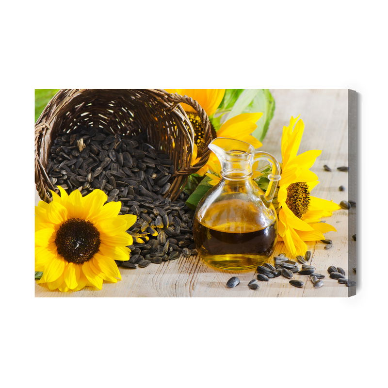 Ljuddämpande tavla - Sunflower seeds and oil