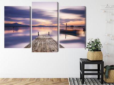 Ljuddämpande tavla - Sunset view