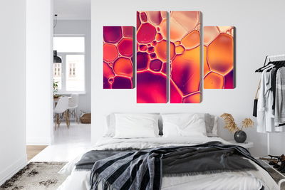 Ljuddämpande tavla - Water drops on a macro scale