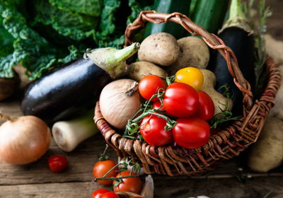 Ljuddämpande tavla - A basket of vegetables