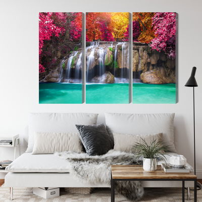 Ljuddämpande tavla - A waterfall in the deep