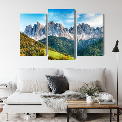 Ljuddämpande tavla - Dolomites mountain range