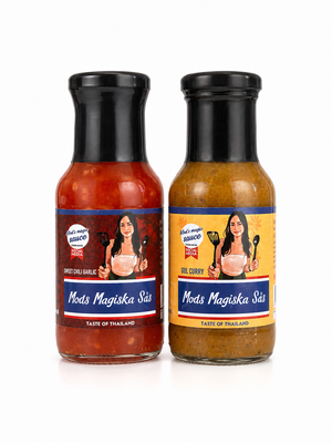 Mods Magiska Sås – Duo (Sweet Chili Garlic & Gul Curry)