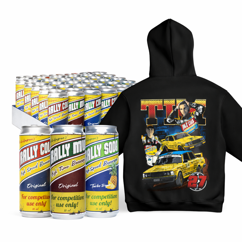 Rally Hoodie + Rally-Dryck Mixflak