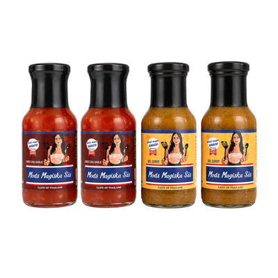 Mods Magiska Sås – Duo (Sweet Chili Garlic & Gul Curry)