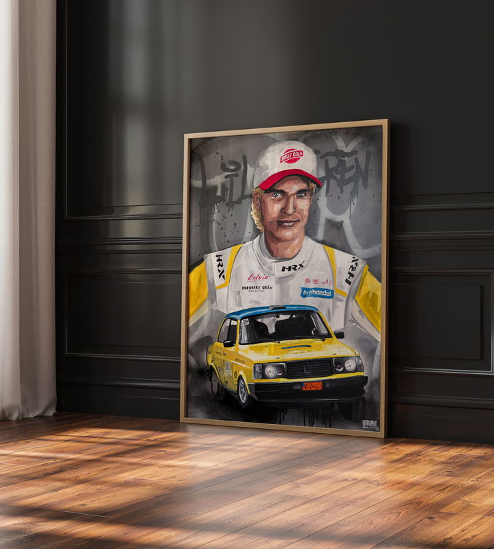 Signerad poster - "T.Liljegren" av Adrian Florén