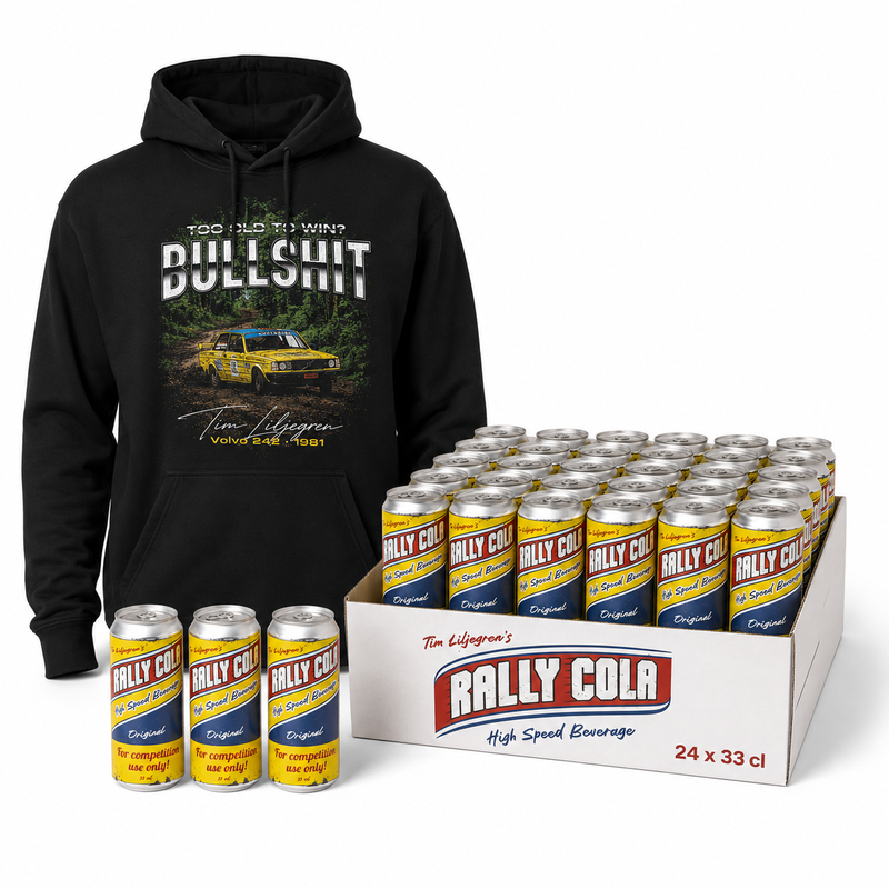 Bullshit Rally Hoodie + GRATIS flak Rally-Cola