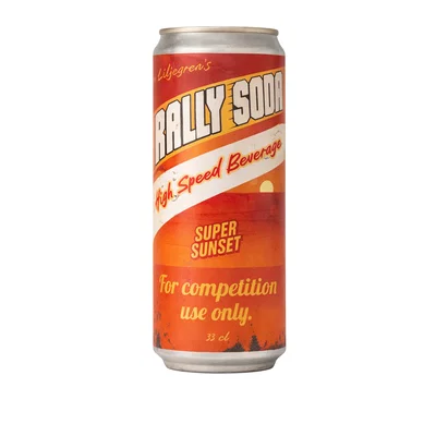 Gula Faran Rally Hoodie + GRATIS flak Rally-Soda