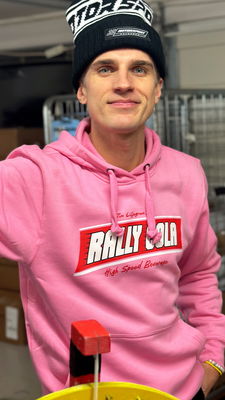 Hoodie "Rally Cola" Rosa