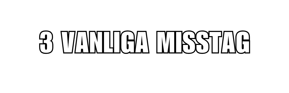 3 vanliga misstag vid rengöring av trall