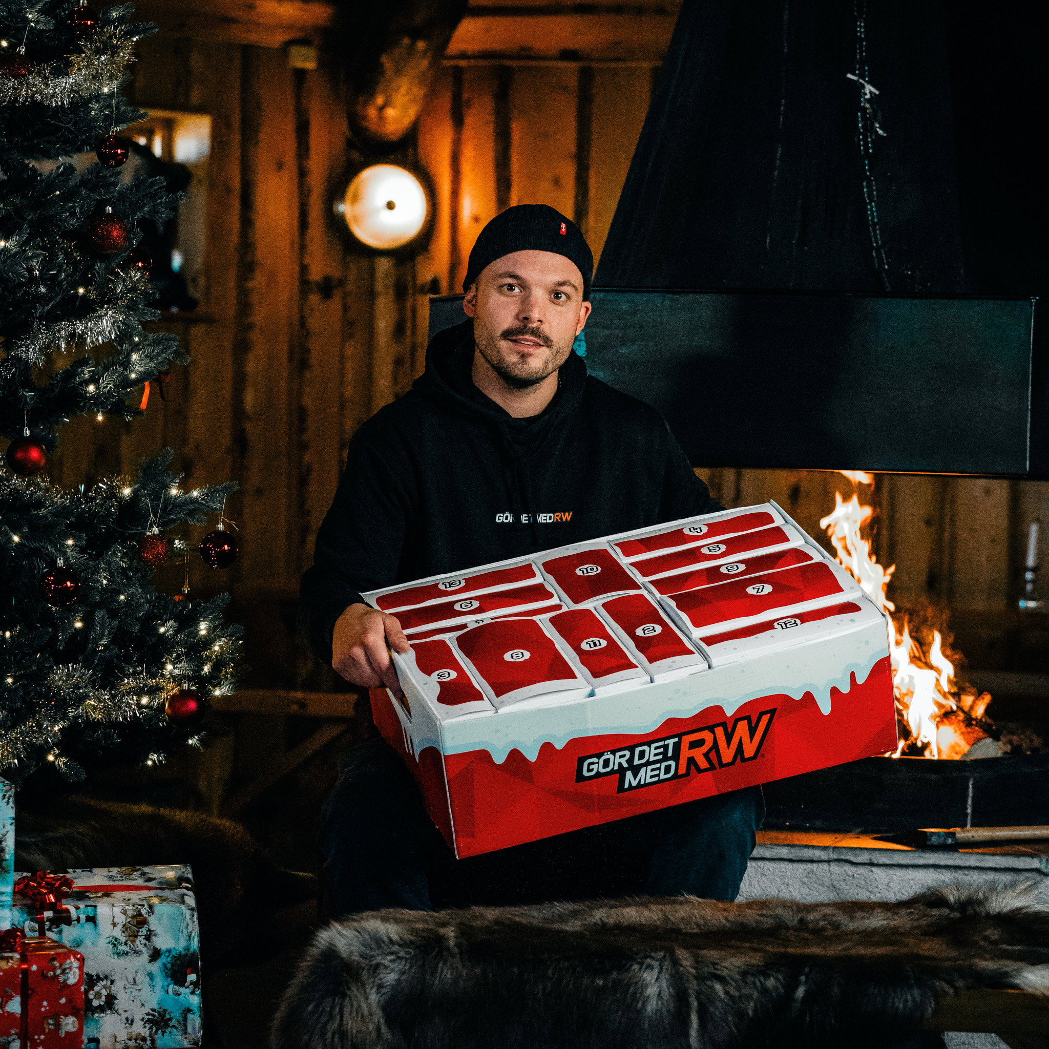 Robin håller i julkalender