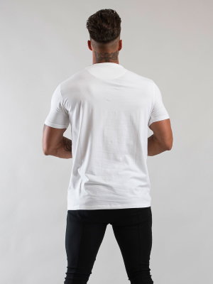 Mid Straight Tee White