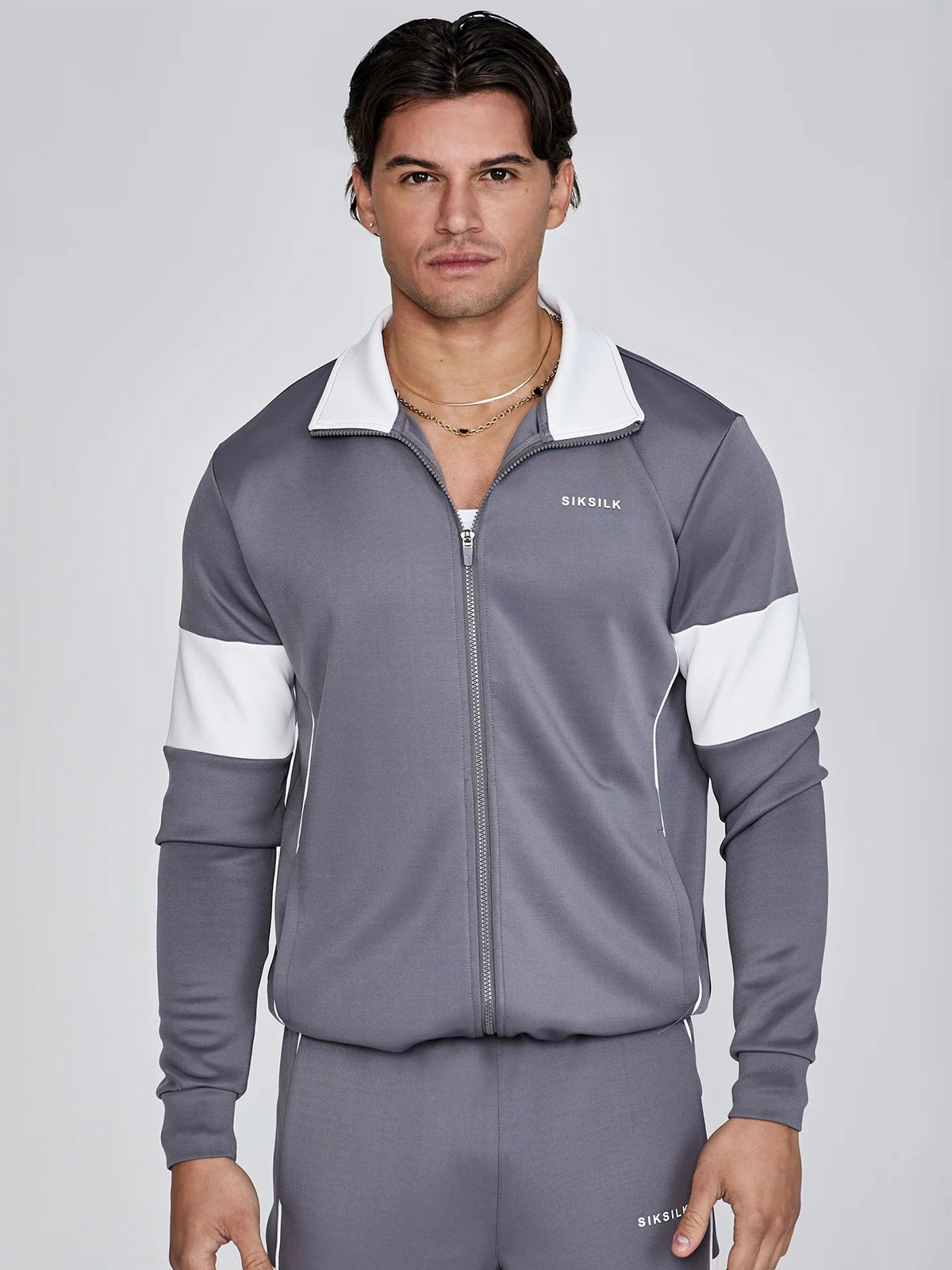 Grey Track Top (XL)