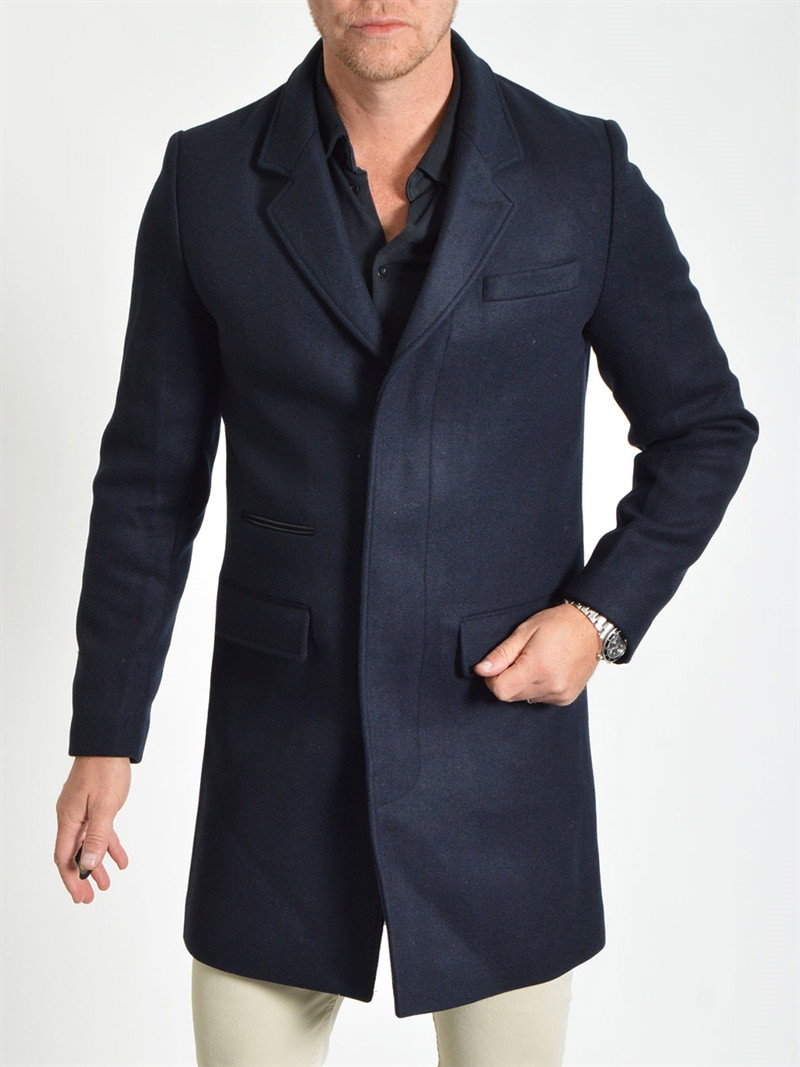 Benjamin Coat Navy (S)