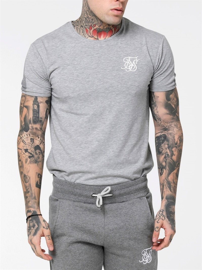 Contrast Industry Gym Tee Grey (S)