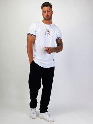 AA Front Tee Roses White