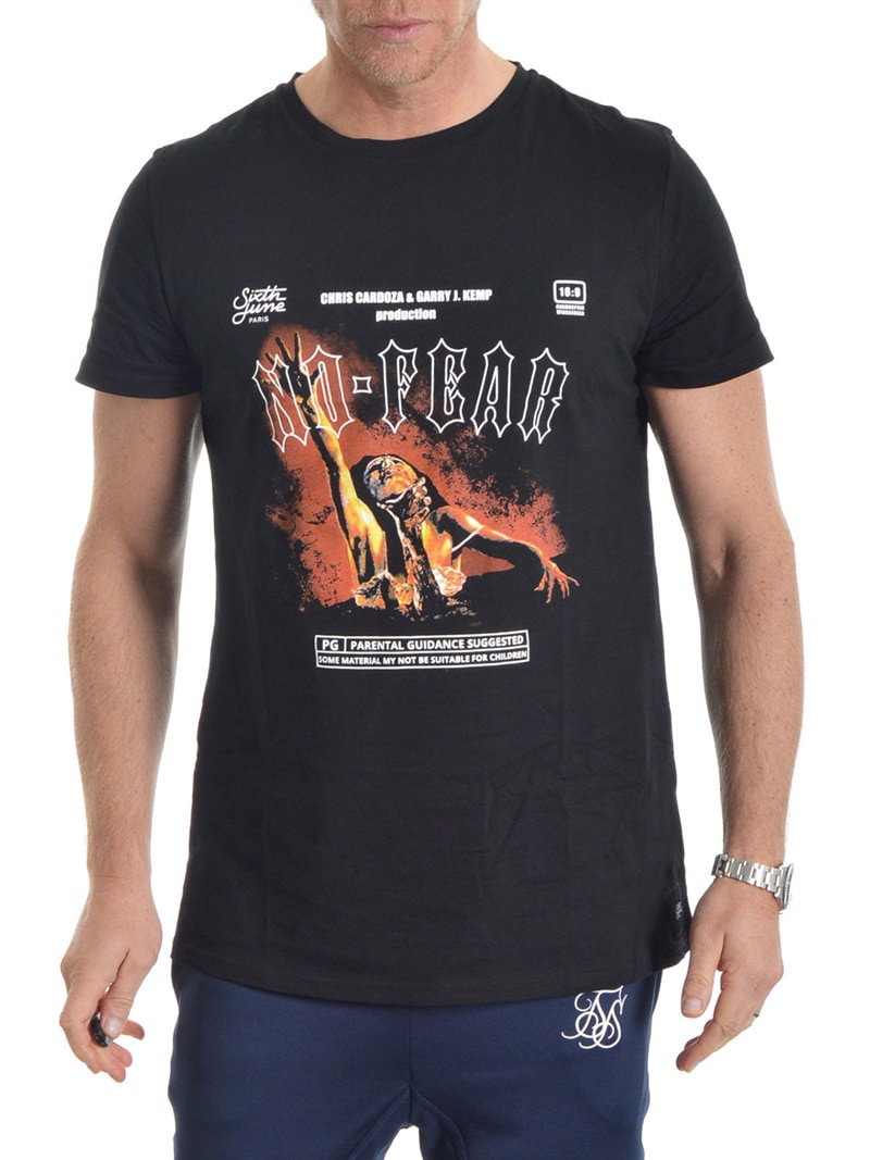 No Fear Tee Black (S)