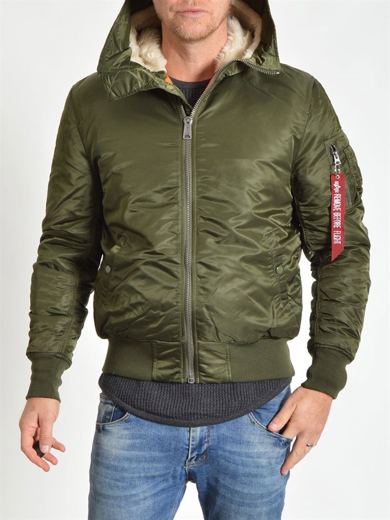 MA-1 Hooded Dark Green (M)