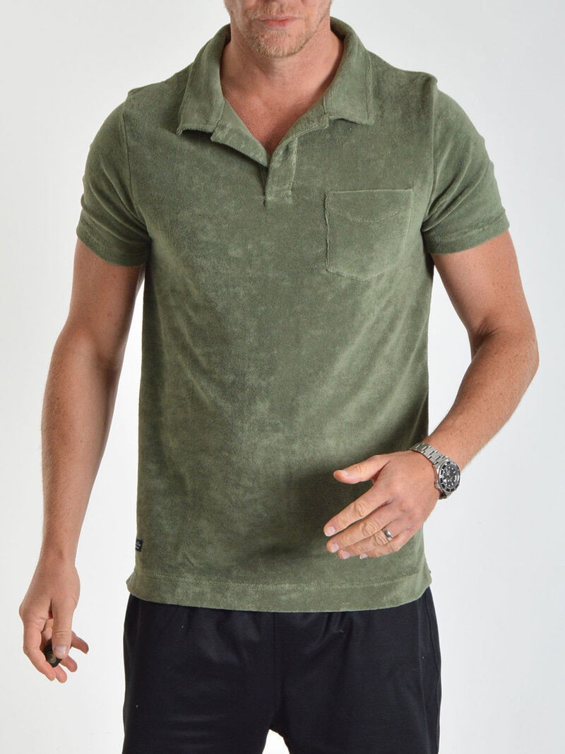 Berry Piké Dark Khaki (XXL)
