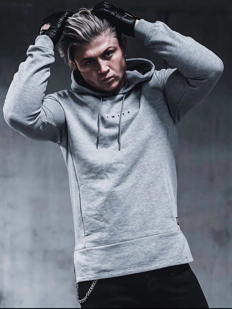 Limité Logo Hoodie Grey Melange (S)