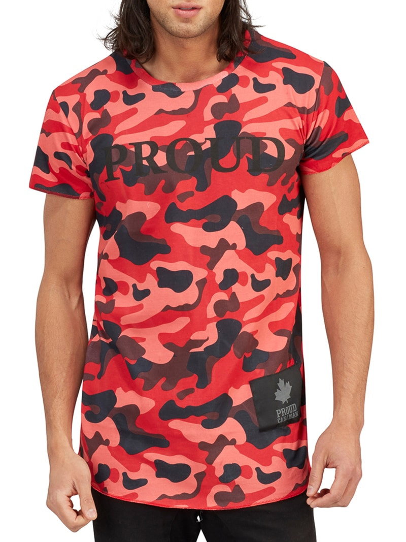 PC Military Tee Red (S)