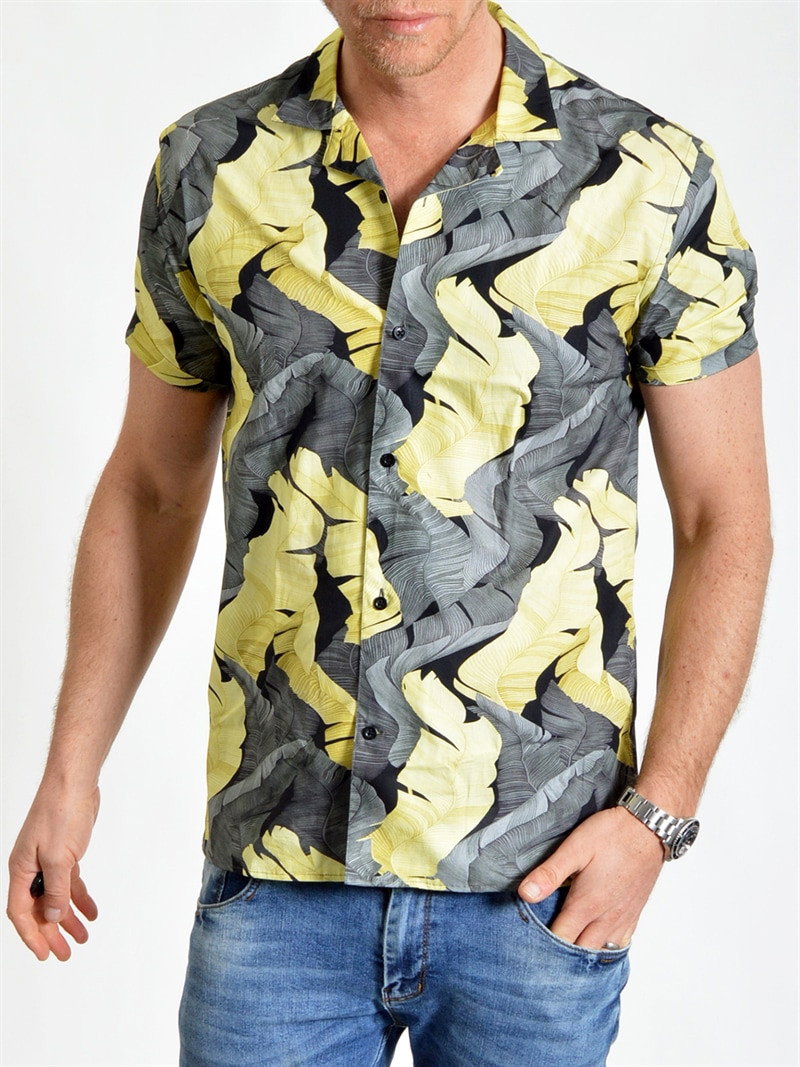 Joachim Banana Leaf Resort Shirt (XL)