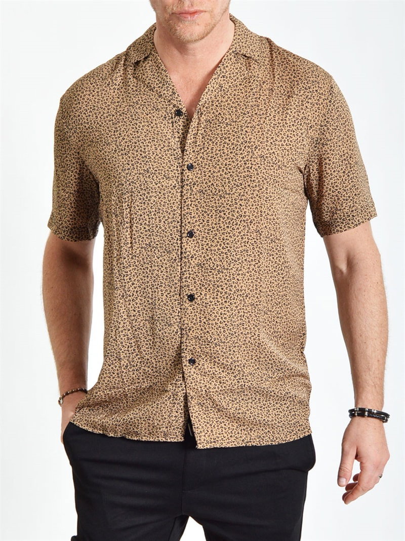 Leopard Resort Shirt (S)