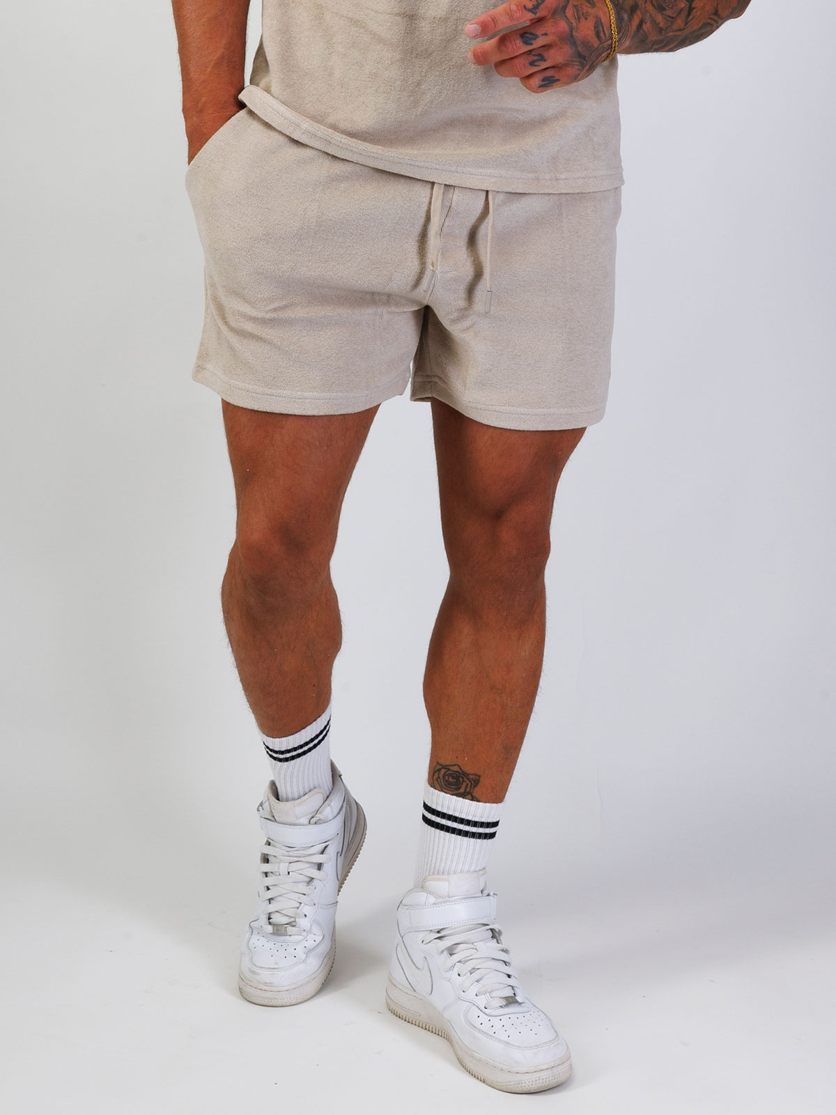 Terry Shorts Sand (M)