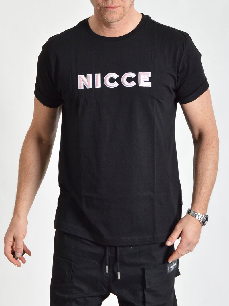 Truman Tee Black/Sunset Pink (S)