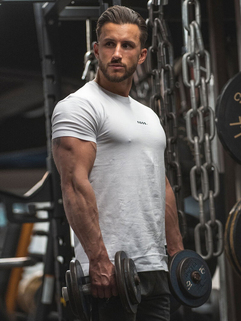 Sports Straight Tee White (S)