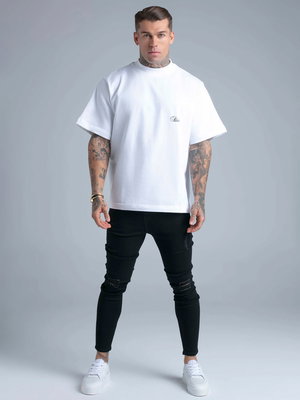 Distressed Skinny Jeans Black