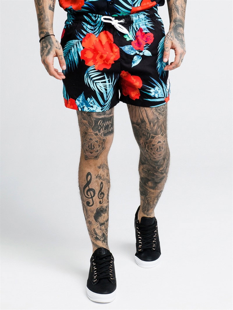 Hazy Daze Swim Shorts Black (XL)