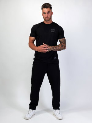Small Logo Straight Tee Black Foil