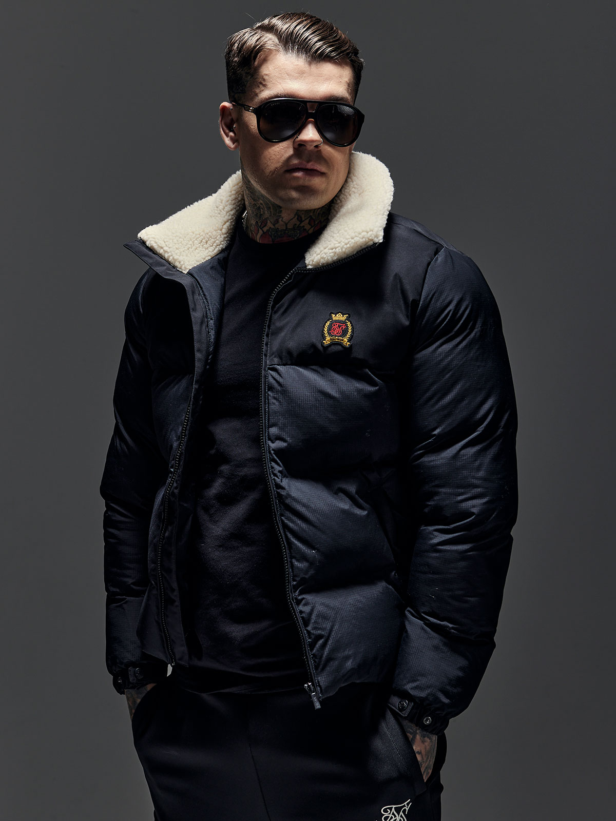 Sherpa Puffer Black (M)