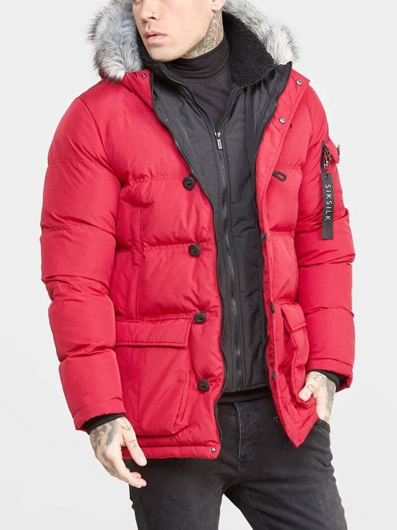 Red Arctic Parka (S)