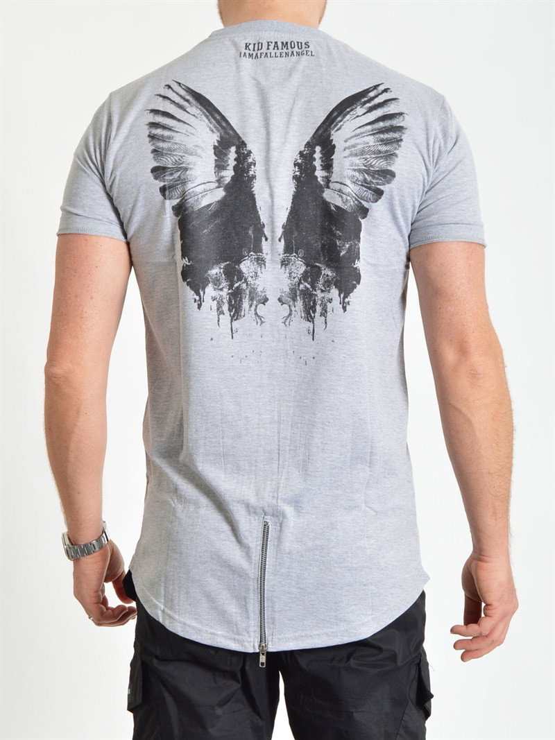 Fallen Angel Tee Grey (XL)