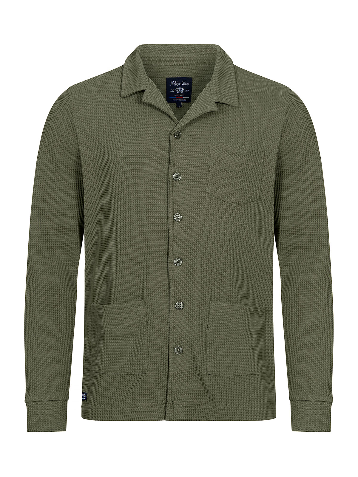 Charlie Waffle Shirt Khaki (M)
