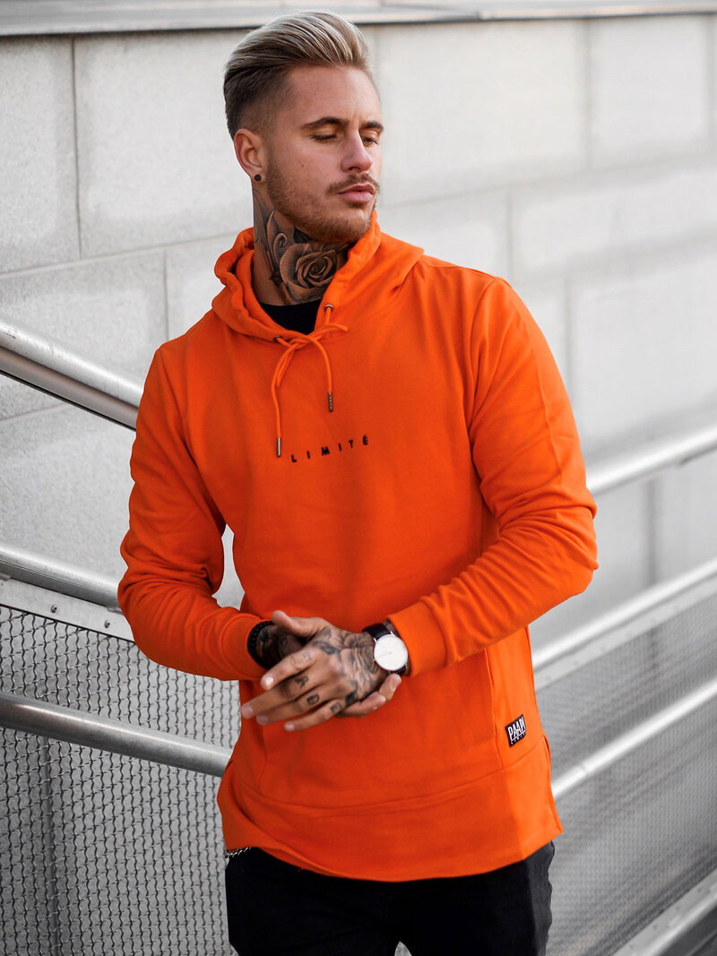 Limité Logo Hoodie Orange (XL)